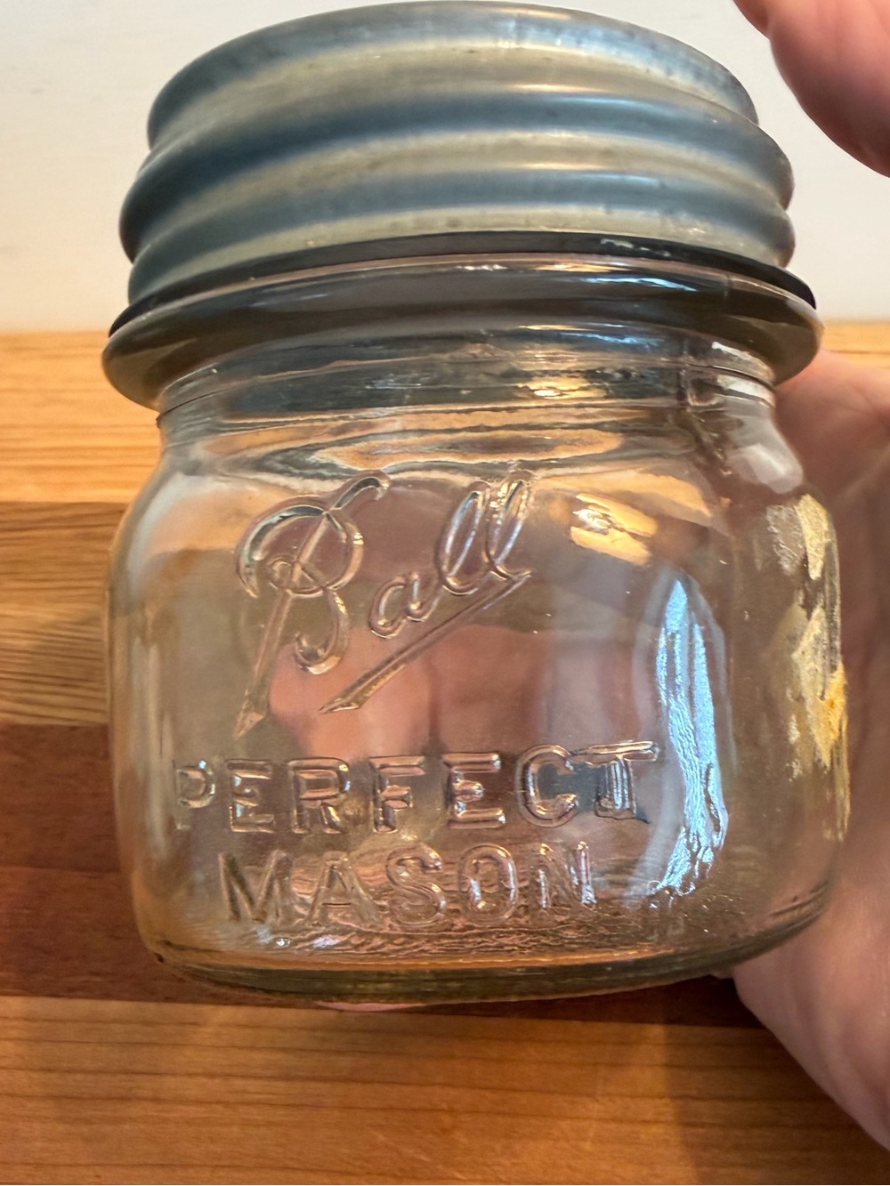 Vintage Ball Perfect Mason Jar Zinc Lid Small